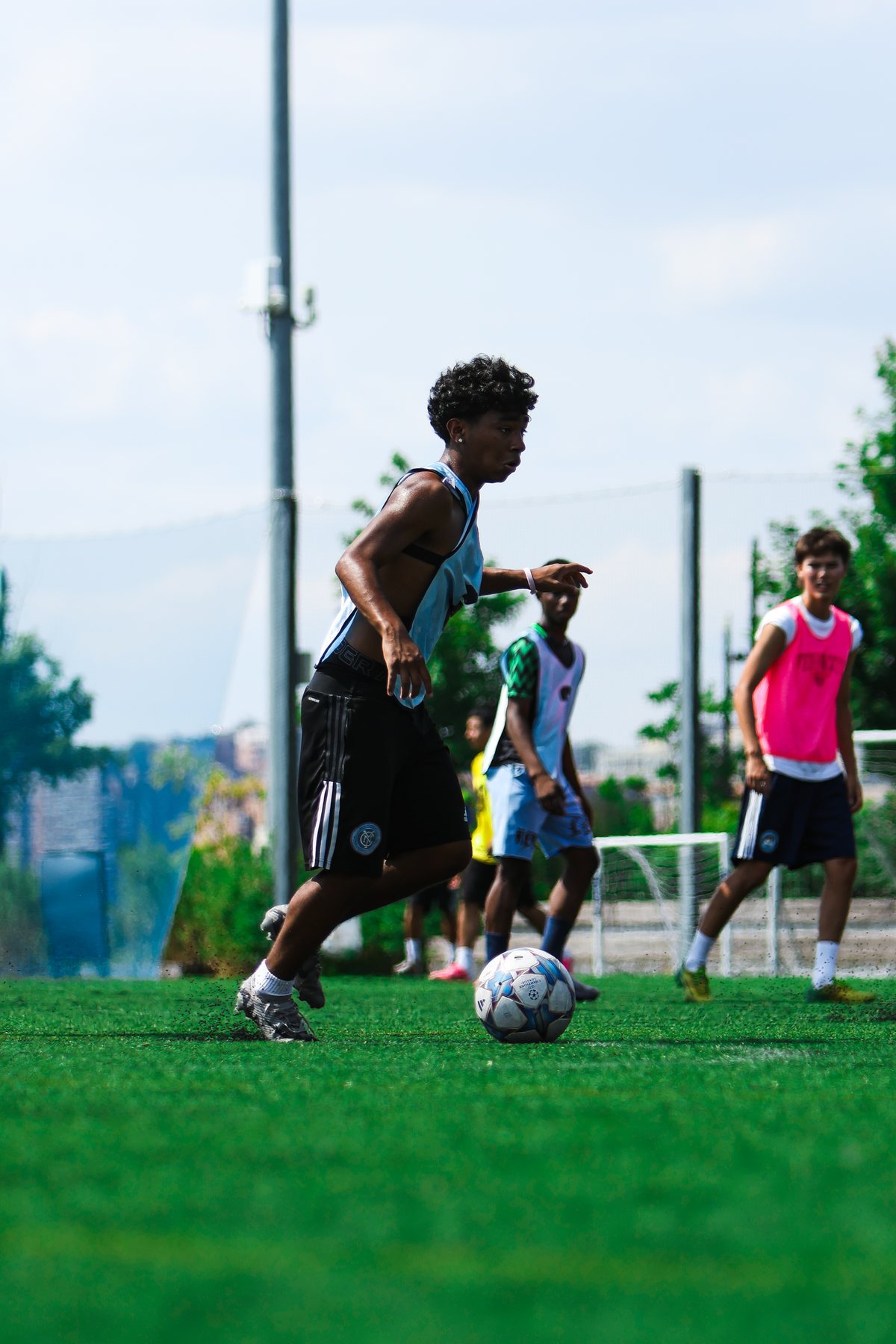 JOGA NYC players at a downtown field