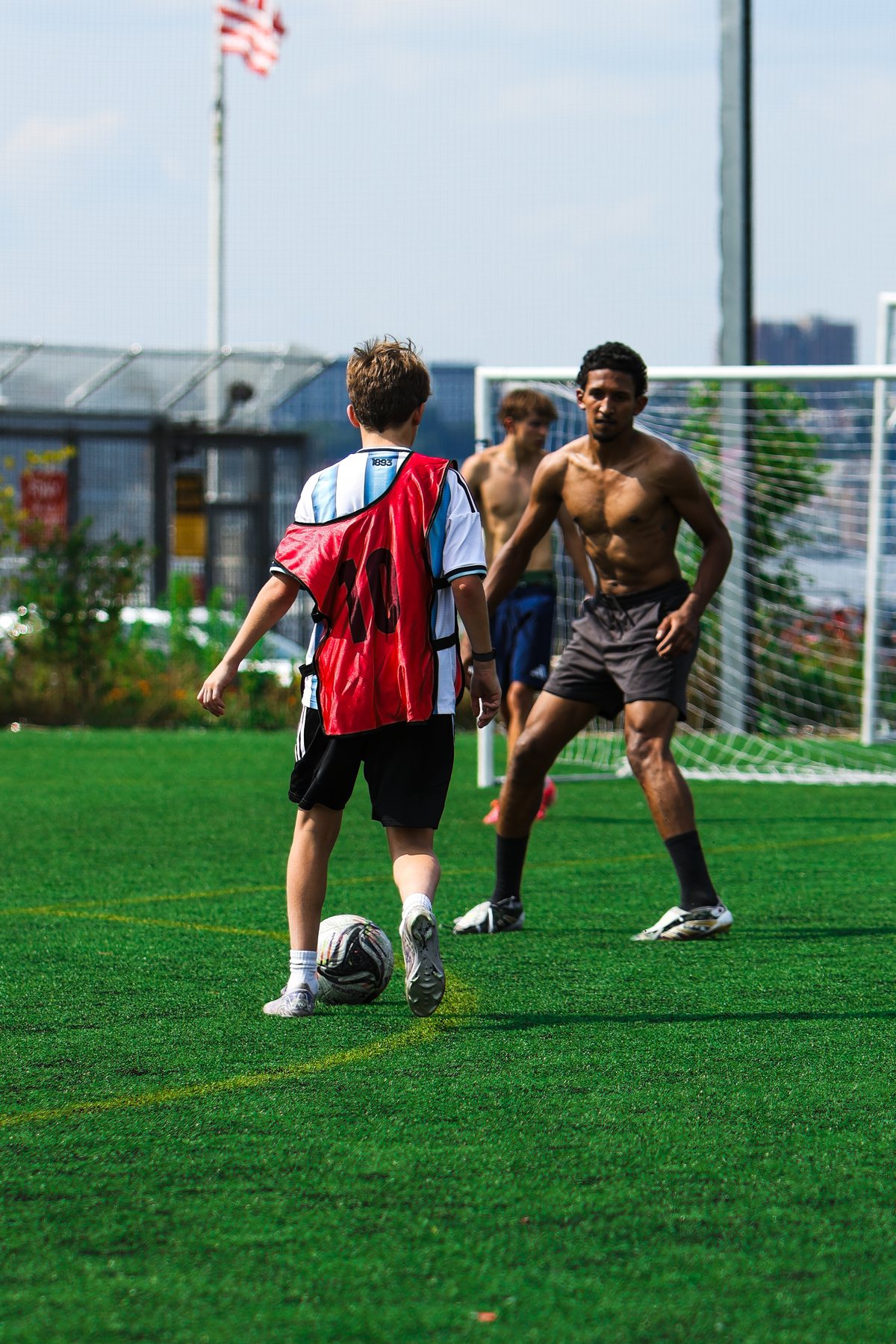JOGA NYC player on the ball during a match